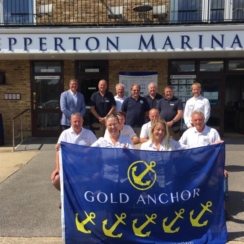 Shepperton Marina awarded 5 Gold Anchors