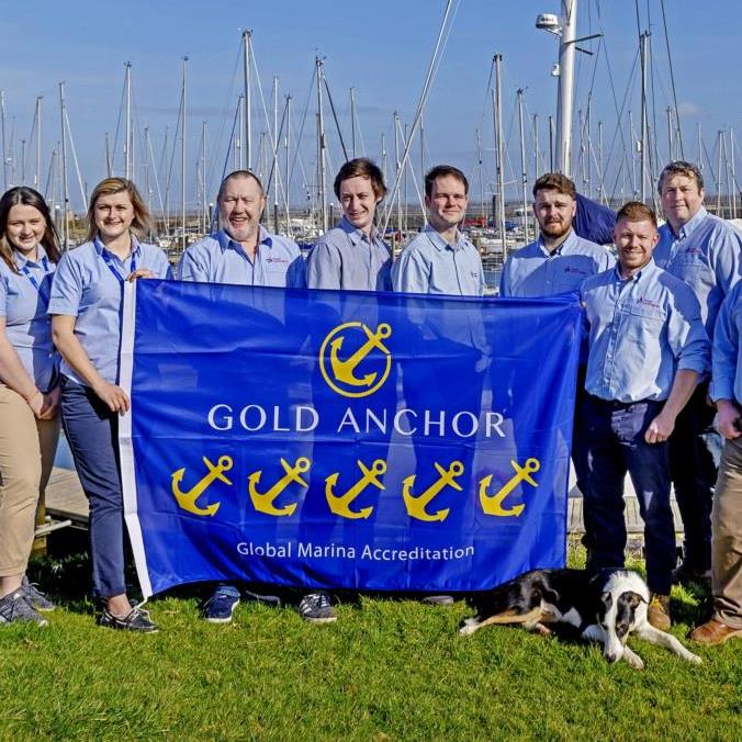 Troon Marina celebrates 5 Gold Anchors